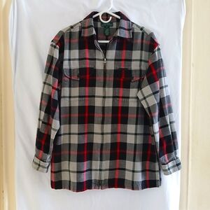 Lauren Ralph Lauren Plaid Flannel Shacket